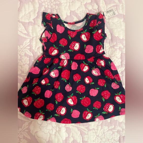 The Children's Place Red and Pink Flutter Sleeve Sundress - Picture 1 of 1